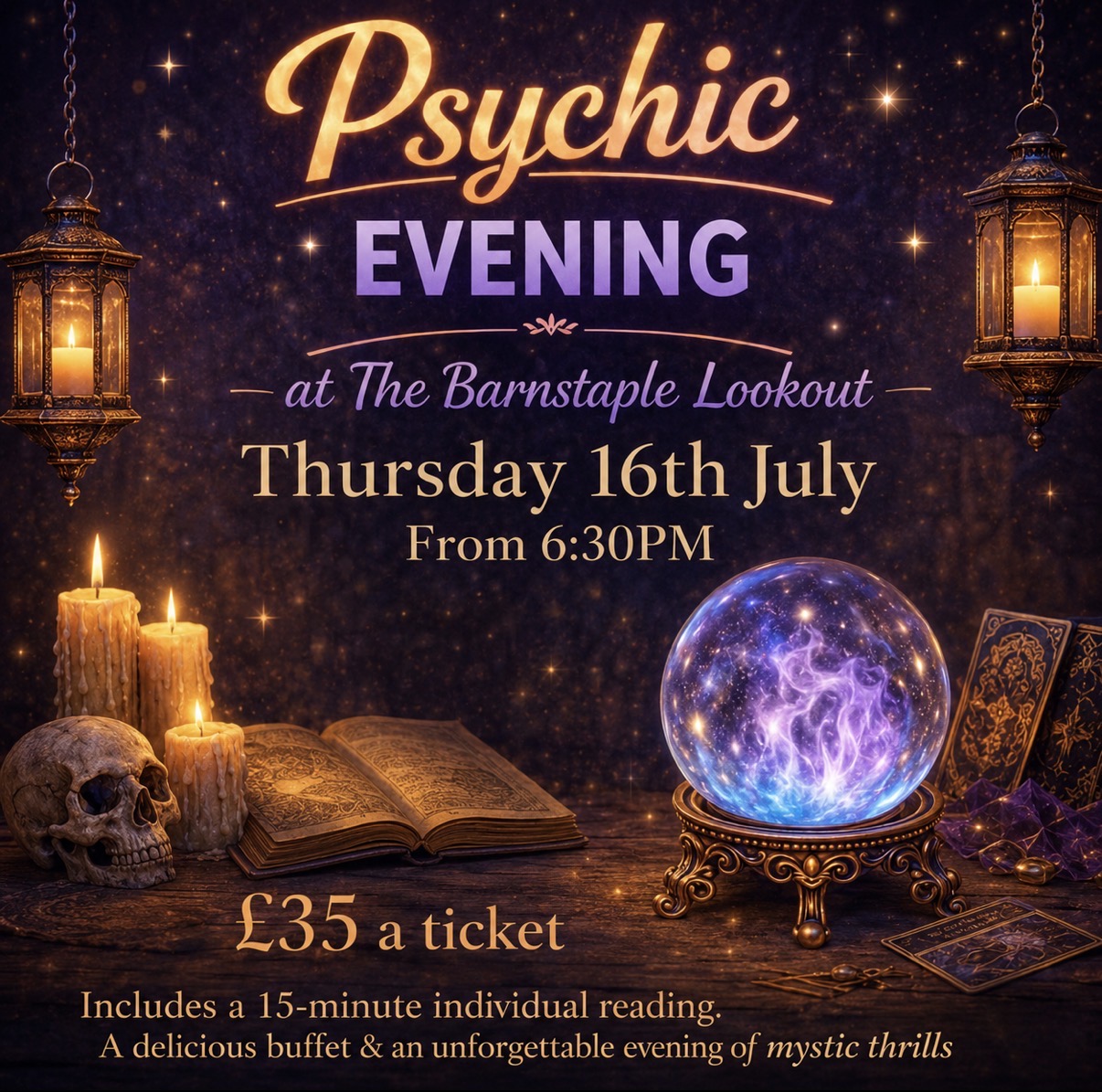 Psychic Evening - Thursday 16th July